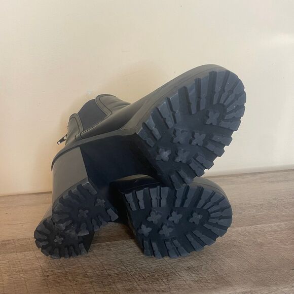 Steve Madden Women's Kamora Platform Chelsea Boots Black Size 7.5 - Picture 7 of 7